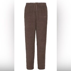 Skims Desert Brown Teddy Jogger S